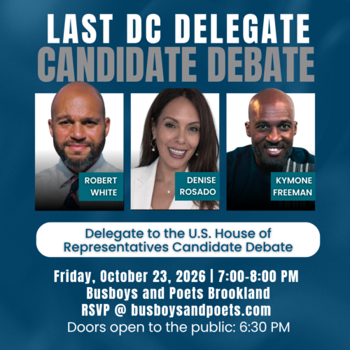 Last DC Delegate Candidate Forum